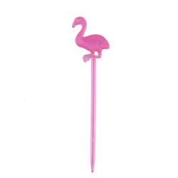 Cocktailprikkers  flamingo | 50 stuks | roze